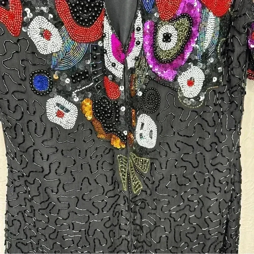 Scala vintage beaded dress - Picture 14 of 15